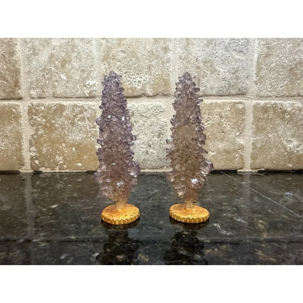 Lemax Sugar 'N Spice Retired‎ Rock Candy Tree Grape Rare Christmas Village Decor